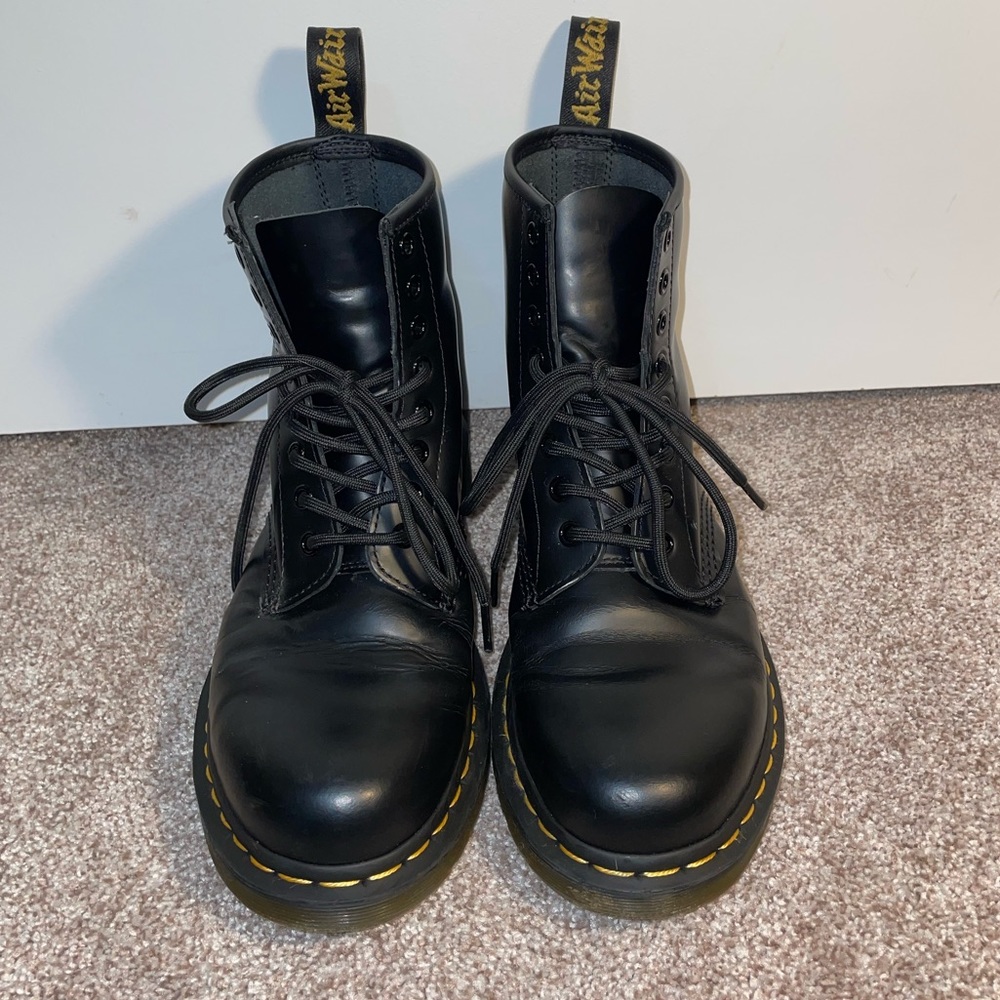 Black Dr. Martens 1460 Combat Boots Size 9 woman’s